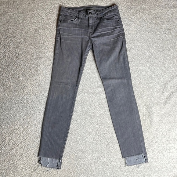Joe’s Jeans Denim Gray skinny ankle Stretch Crop Size 26 - Picture 2 of 10